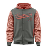 Custom Dark Grey Copper Rose Jacket