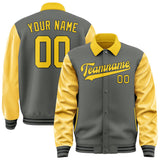 Custom Dark Grey Gold Jacket
