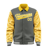 Custom Dark Grey Gold Jacket