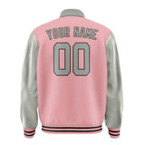 Custom Light Pink Gray Jacket