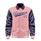 Custom Light Pink Purple Jacket
