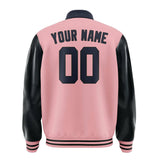 Custom Light Pink Navy Jacket