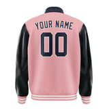 Custom Light Pink Navy Jacket