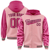 Custom Light Pink Pink Jacket