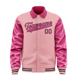 Custom Light Pink Pink Jacket