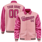 Custom Light Pink Pink Jacket