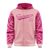 Custom Light Pink Pink Jacket