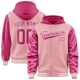 Custom Light Pink Pink Jacket