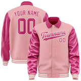 Custom Light Pink Pink Jacket
