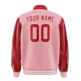 Custom Light Pink Red Jacket
