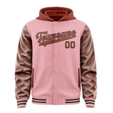 Custom Light Pink Coral Red Jacket