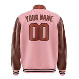 Custom Light Pink Coral Red Jacket