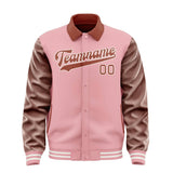 Custom Light Pink Coral Red Jacket