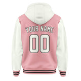 Custom Light Pink White Jacket