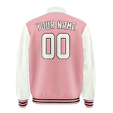 Custom Light Pink White Jacket