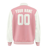 Custom Light Pink White Jacket