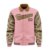 Custom Light Pink Khaki Jacket