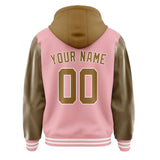 Custom Light Pink Khaki Jacket