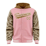 Custom Light Pink Khaki Jacket