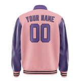 Custom Light Pink Light Purple Jacket