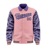 Custom Light Pink Light Purple Jacket