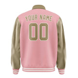 Custom Light Pink Light Khaki Jacket