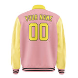 Custom Light Pink Light Yellow Jacket
