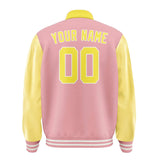 Custom Light Pink Light Yellow Jacket