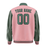 Custom Light Pink Blue Green Jacket
