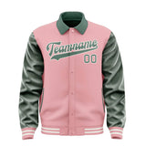 Custom Light Pink Blue Green Jacket