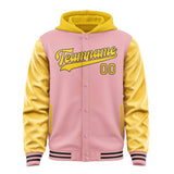 Custom Light Pink Gold Jacket