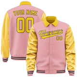 Custom Light Pink Gold Jacket