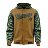 Custom Khaki Dark Green Jacket