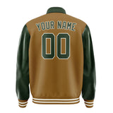 Custom Khaki Dark Green Jacket