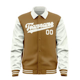 Custom Khaki White Jacket