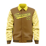 Custom Khaki Light Yellow Jacket