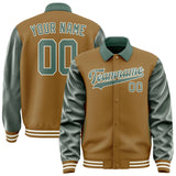 Custom Khaki Blue Green Jacket