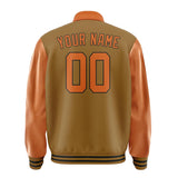 Custom Khaki Orange Jacket
