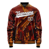 Custom Maroon Halloween Jacket