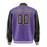 Custom Light Purple Brown Jacket