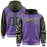 Custom Light Purple Olive Jacket