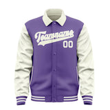 Custom Light Purple Cream Jacket