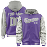 Custom Light Purple Gray Jacket