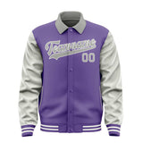 Custom Light Purple Gray Jacket