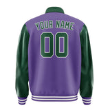 Custom Light Purple Green Jacket