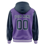 Custom Light Purple Blue Jacket