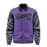 Custom Light Purple Navy Jacket