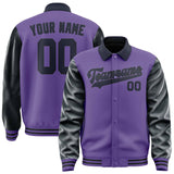 Custom Light Purple Navy Jacket