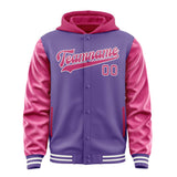 Custom Light Purple Pink Jacket