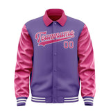 Custom Light Purple Pink Jacket
